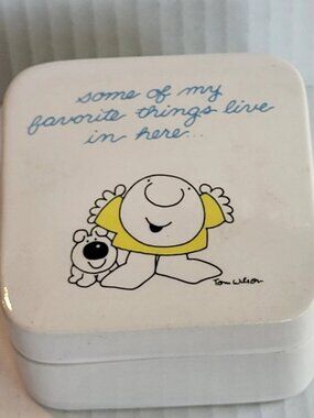 Ziggy & Fuzz by Tom Wilson "Some of my Favorite Things Live in Here" Trinket Box